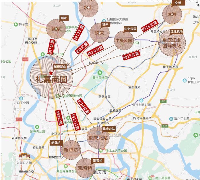 重庆礼嘉最新规划图揭晓，未来城市的宏伟蓝图